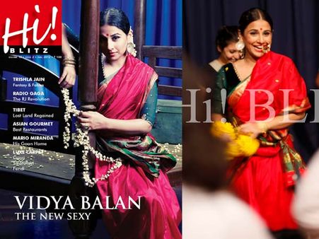 Vidya Balan poses for cover of Hi! Blitz magazine