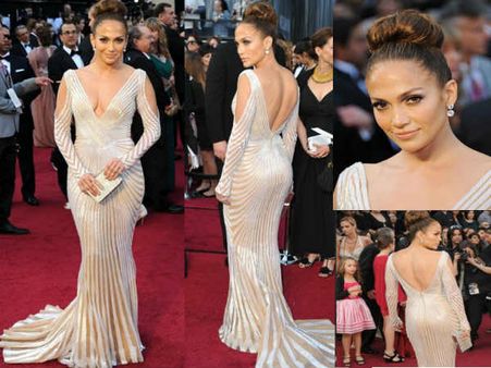 Jennifer Lopez turns centre of attraction at Oscar Awards 2012