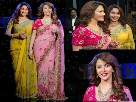Madhuri Dixit unveils her wax statue at Madame Tussauds