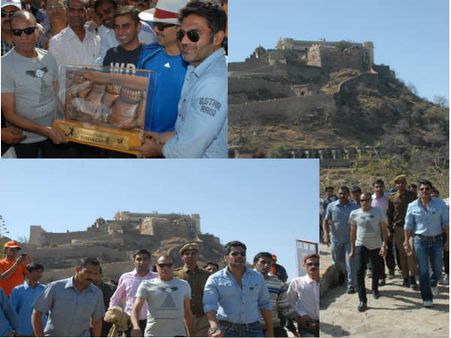 Sunil Shetty promotes Rajasthan's Heritage Walk