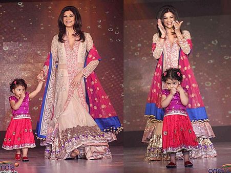 Sushmita Sen with daughter walk the ramp for 'Save & Empower Girl Child' cause