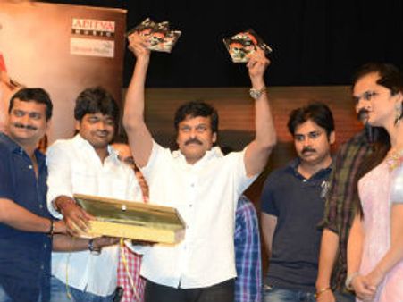 Chiranjeevi launches Pawan Kalyan's Gabbar Singh audio