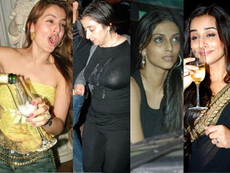 Notice Vidya, Sonam, Amisha, Manisha after getting drunk!