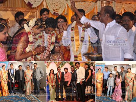Rajinikanth graces KS Ravikumar’s daughter’s wedding