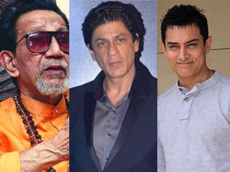 Bal Thackeray condemns Shahrukh Khan, praises Aamir Khan!