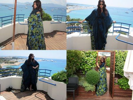 Aishwarya Rai sports Roberto Cavalli Kaftan gown on day 2 at Cannes