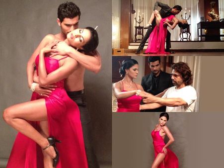 Veena Malik inspired by Madonna Salsa dance