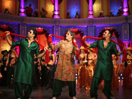 Abhishek goes Amitabh's way in Bol Bachchan title track