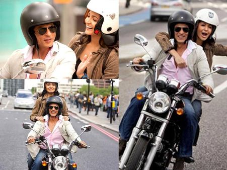 Shahrukh Khan's bike act with Anushka Sharma