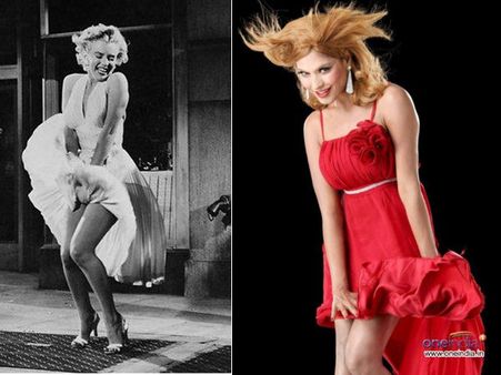 Veena Malik apes Marilyn Monroe!