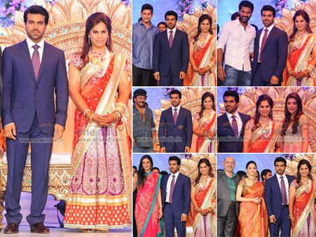 Pictures: Ram Charan-Upasana host a grand marriage reception