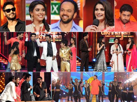 Ajay Devgn, Abhishek, Asin rock Jhalak Dikhhla Jaa
