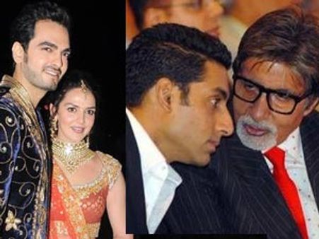 The Bachchans attend Esha Deol's temple wedding!