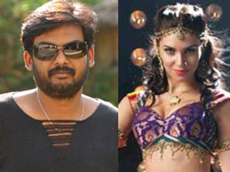 Puri Jagannath presents an I Phone to Scarlett Wilson