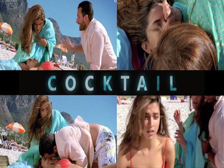 When Saif Ali Khan kissed Deepika Padukone in front of his mom!