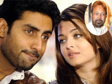 Abhishek Bachchan and Aishwarya Rai Bachchan visit Rajesh Khanna's family