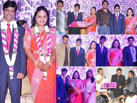 Photos: Stars' galore at Sai Kumar's daughter wedding reception
