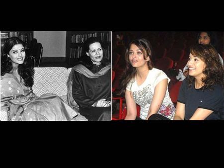 Rare Pictures: Aishwarya Rai Bachchan with Sonia Gandhi, Madhuri Dixit
