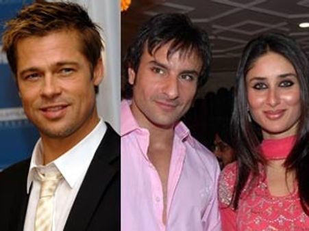 Hollywood superstar Brad Pitt wishes Saif-Kareena a happy married life!
