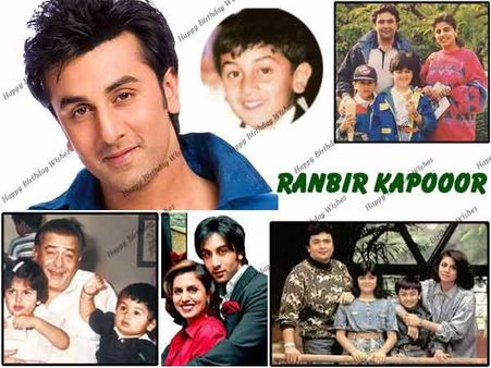Childhood pictures of Birthday Boy Ranbir Kapoor