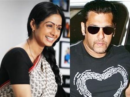 Salman Khan cancels shoot to watch Sridevi's English Vinglish