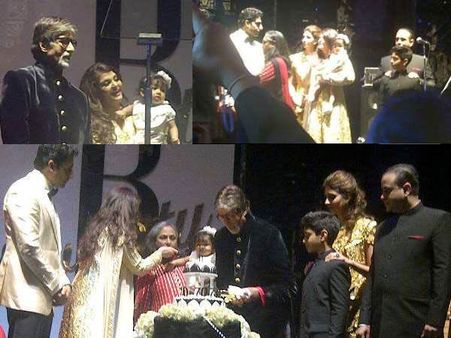 Amitabh Bachchan's Birthday SURPRISE: Aishwarya shows Aaradhya's face to the world!