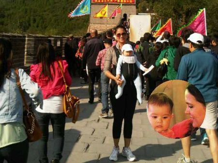 CUTE PICTURE: Lara Dutta's daughter Saira looks like a 'Golgappa'