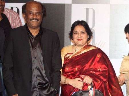 Pictures: Rajinikanth, Prabhu spotted at Amitabh Bachchan birthday bash