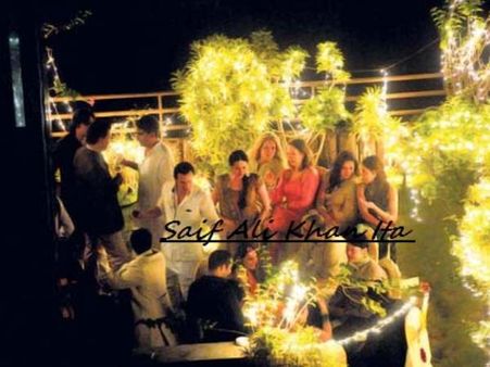 UNSEEN PICTURES: Peek a Boo at Saif Ali Khan, Kareena Kapoor's sangeet ceremony!
