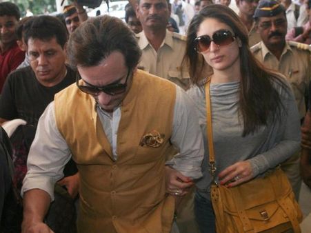 EXCLUSIVE PICTURES: Saif Ali Khan, Kareena Kapoor heading for Pataudi!