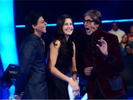 Pictures: Shahrukh, Katrina, Amitabh shake it up on Kaun Banega Crorepati 6
