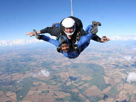 Pictures: Harish Shankar enjoys Skydiving in London