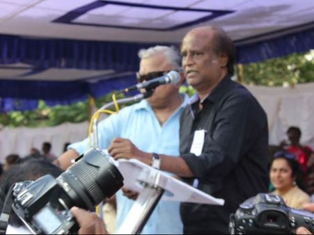 Pictures: Rajinikanth,Vijay, Surya on hunger strike