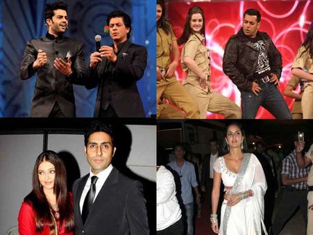 Pictures: Aishwarya, SRK, Salman, Katrina at Umang 2013