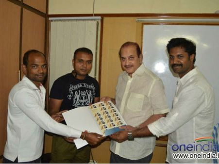 Photos: Superstar Krishna honoured with Australian stamp