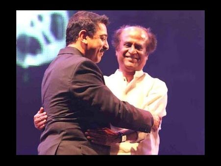 Rajinkanth and I are like 3D camera: Kamal Hassan