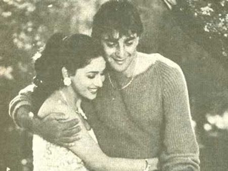 Madhuri Dixit-Sanjay Dutt - Amazing Rare Pictures