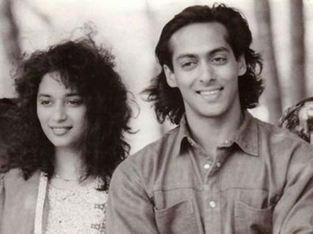 Madhuri Dixit-Salman Khan - Rare pictures and special moments