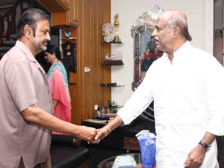 Picture: Rajinikanth meets Mohan Babu