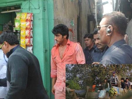 CHECK OUT: Arjun Kapoor, Priyanka Chopra on the sets of film Gunday!