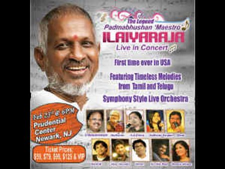 Ilaiyaraaja performing his first live concert in USA