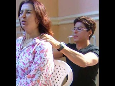 Rare and Unseen pictures of Shahrukh Khan-Farah Khan