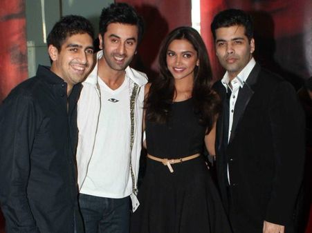 See Photos: Ranbir-Deepika hand-in-hand at Yeh Jawaani Hai Deewani trailer launch!