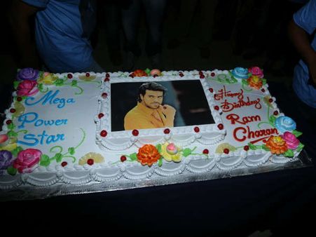 Pictures: Ram Charan Teja's fans celebrate his 28th birthday