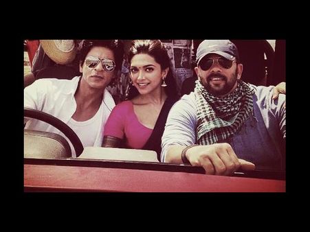 Pictures: Shahrukh Khan, Deepika Padukone on the sets of Chennai Express