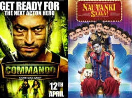 Commando, Nautanki Saala 1st weekend collection at Box Office