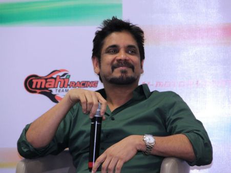 Pictures: Nagarjuna thrilled over Mahi Racing team's victory