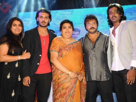 Pics: Bigwigs at Ravichandran's Crazy Star audio launch