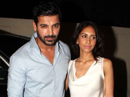 Pictures: John Abraham spotted with girlfriend Priya at Shootout At Wadala screening