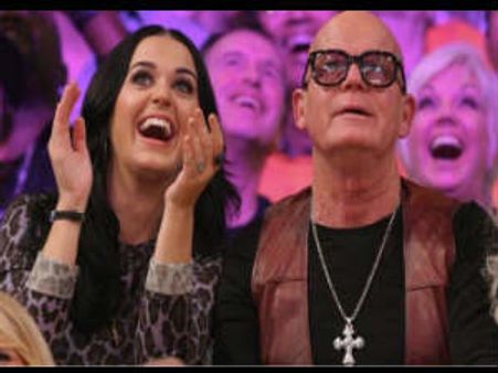Why does Katy Perry's dad cry at her performances?